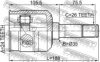 HYUNDAI 0K01222520A Joint, drive shaft